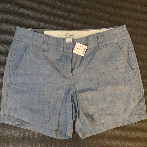 J. Crew Chambray Shorts - Picture 1 of 3